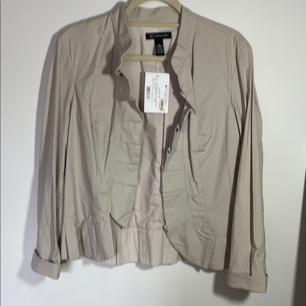 Inc International Concepts Tan Trench Coat Brand New